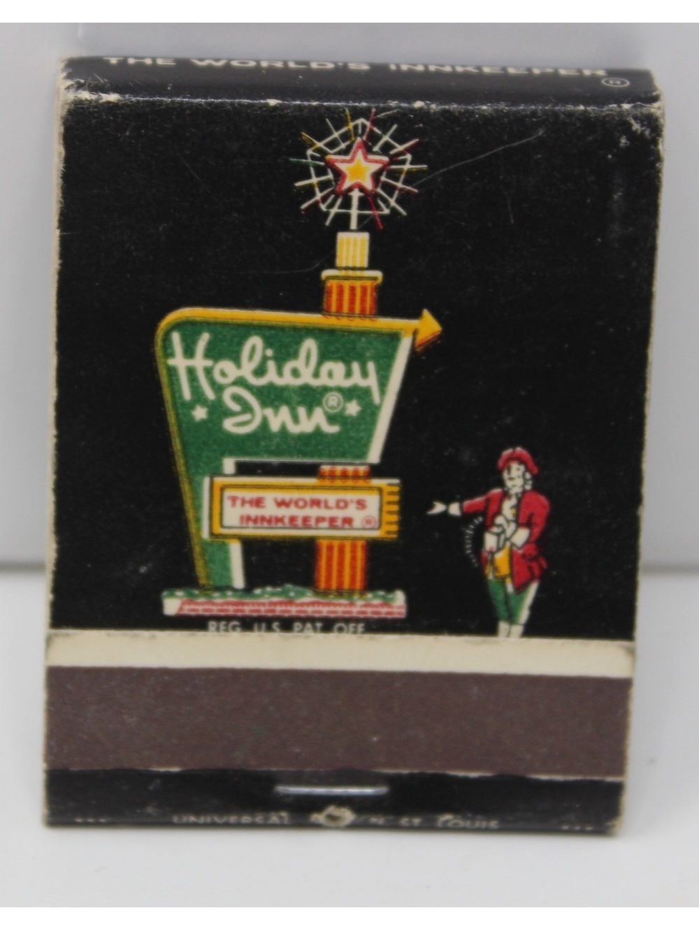 Vintage 1960s Holiday Inn Holidex Matchbook Hot Springs Lake Hamilton Arkansas